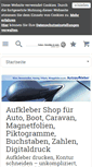 Mobile Screenshot of guenstige-aufkleber-und-folien.de